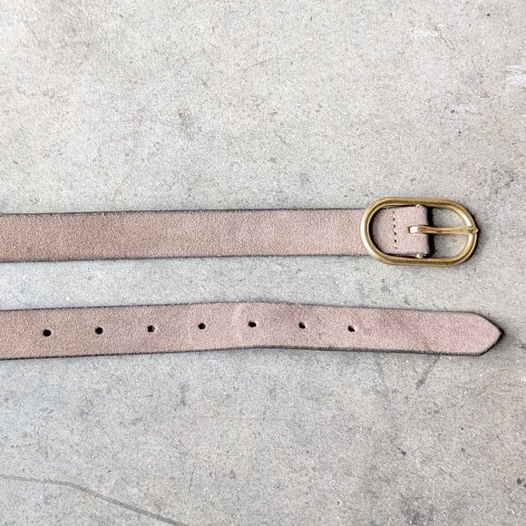 J. Crew Suede Belt in Zinc Brown size XS - Picture 2 of 6
